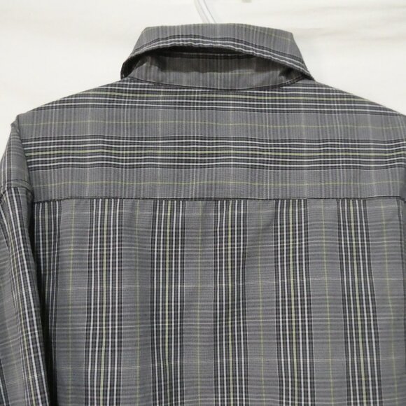 BACK COUNTRY | 2X | Plaid Grey Button-Up Shirt | Chest Pocket - Picture 10 of 14